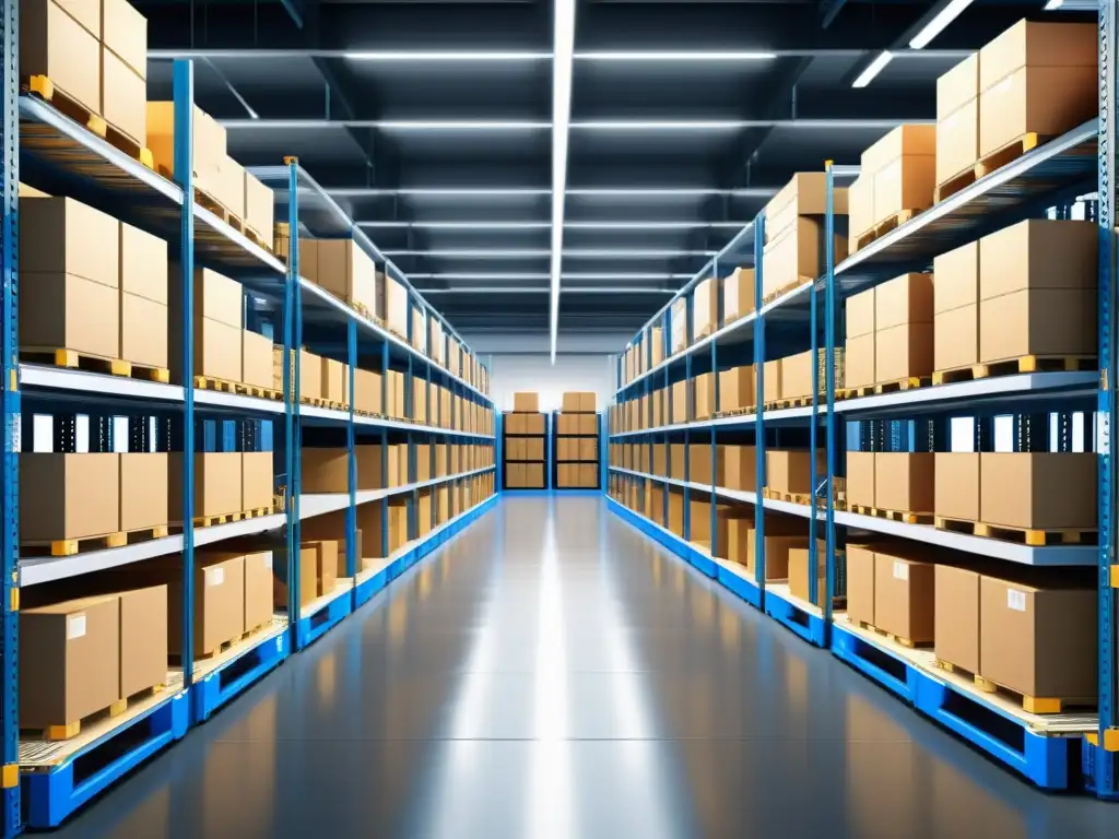 Almacén automatizado de alta tecnología para eCommerce Almacén automatizado de alta tecnología para eCommerce, destacando el mejor tipo de almacenamiento para eCommerce