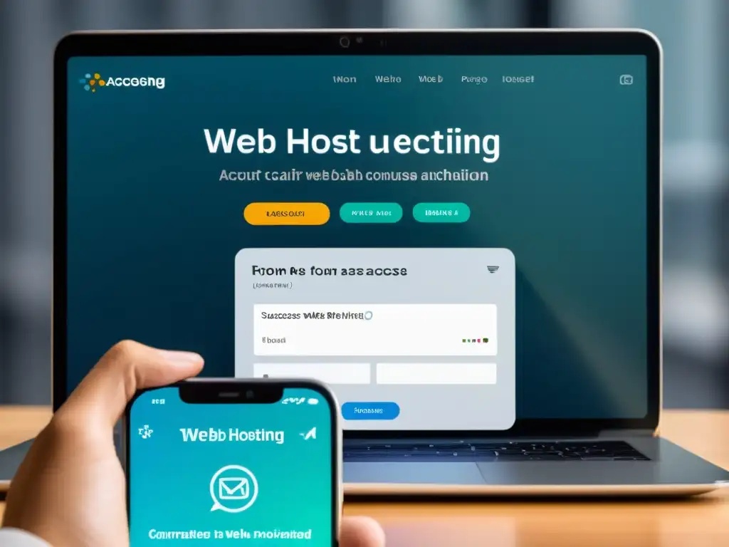 Desafío de autenticación en web hosting: frustración y profesionalismo Persona frustrada intentando autenticación dos factores en hosting web, mientras enfrenta un mensaje de error en la pantalla del ordenador