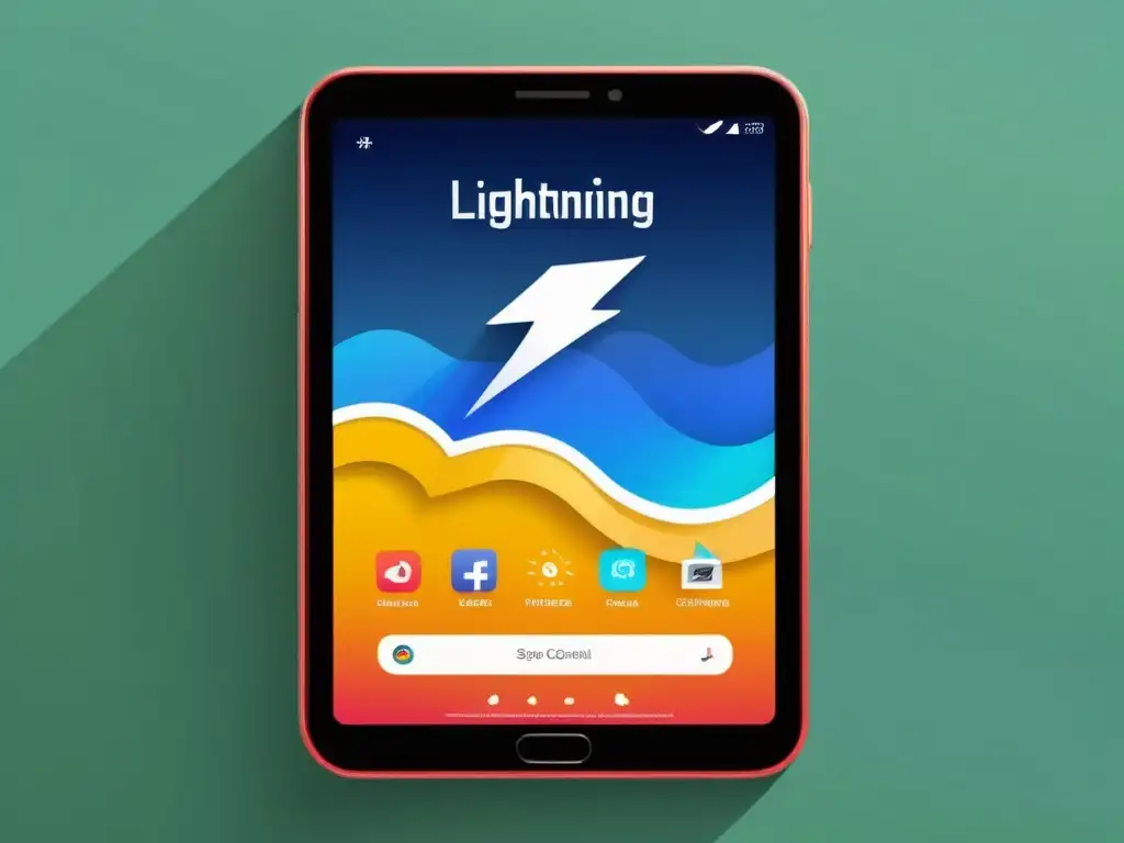 Experiencia móvil de alta velocidad: diseño web moderno y optimizado Teléfono móvil moderno muestra web rápida y optimizada para dispositivos móviles